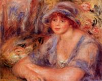 Renoir, Pierre Auguste - Andree in Blue, Andree Heurschling